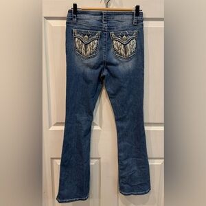 Fire and Rain Women's Embellished Flare Jeans Size 9 - 30 inch Inseam